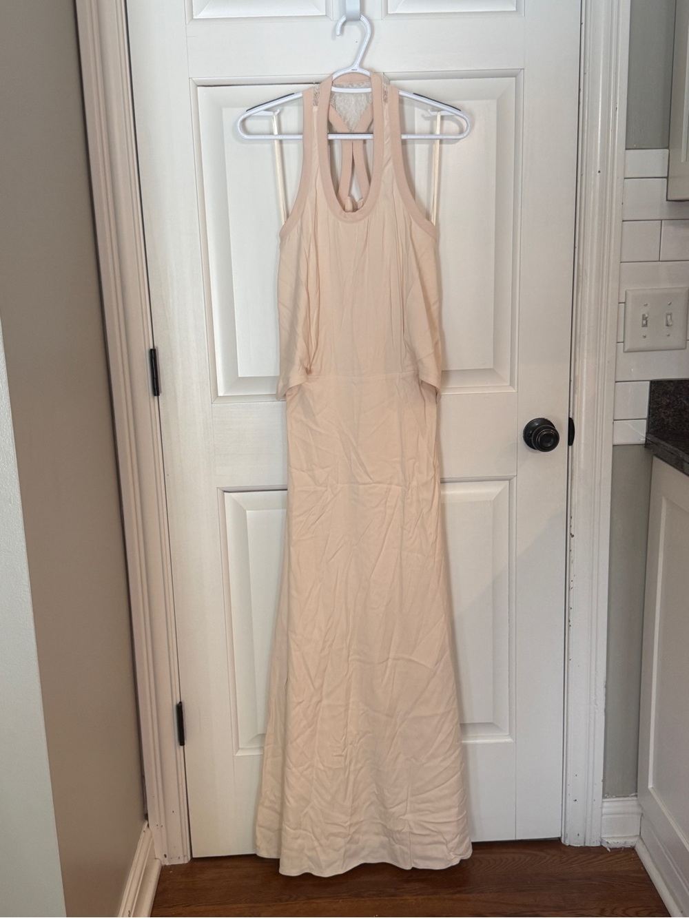 NWT! Reiss Kennedy Lace Back Maxi Dress Ivory Cream Size US 2 25948 - Picture 3 of 16